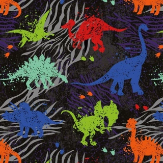 Teplákovina Barevní dinosauři