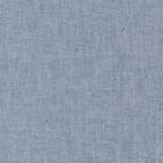 Chambré (Len/bavlna) rybí kost modrošedá