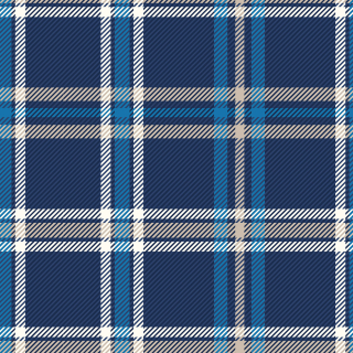 Flanel Káro modré