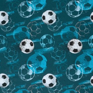 Úplet tyrkysový Fotbal